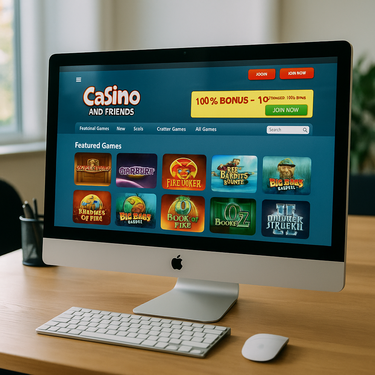 Casino and Friends - Desktop Platform Design - Danish Casino